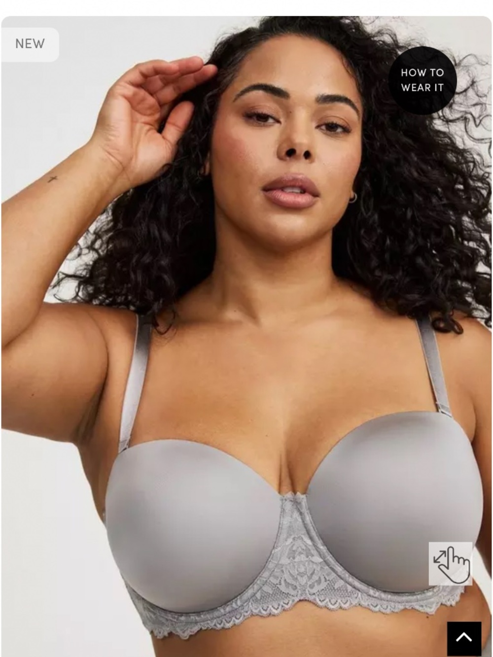 Torrid strapless bombshell bra NWT 42DDD